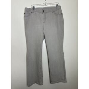 Chicos Khaki Color Bootcut Jeans Size 2S Short Or US 12 Short Mid Rise